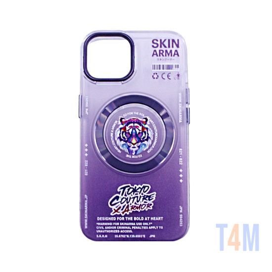 Magnetic Case Skinarma Design for Apple iPhone 11 Purple
